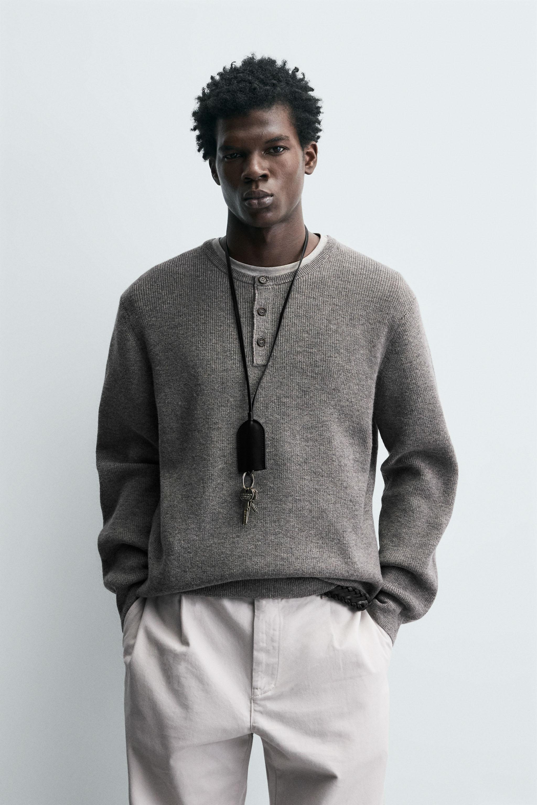 RIB KNIT BAKER COLLAR JUMPER